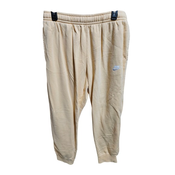 Nike Vintage Style Jogger Sweatpants peach Comfy Casual Athleisure Lounge - Picture 1 of 4